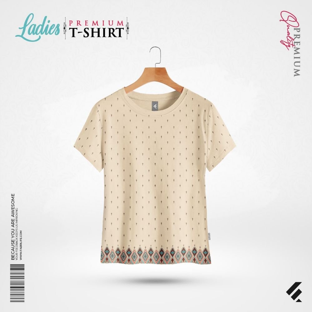 10 Women Premium Tee - Flora - Image 2