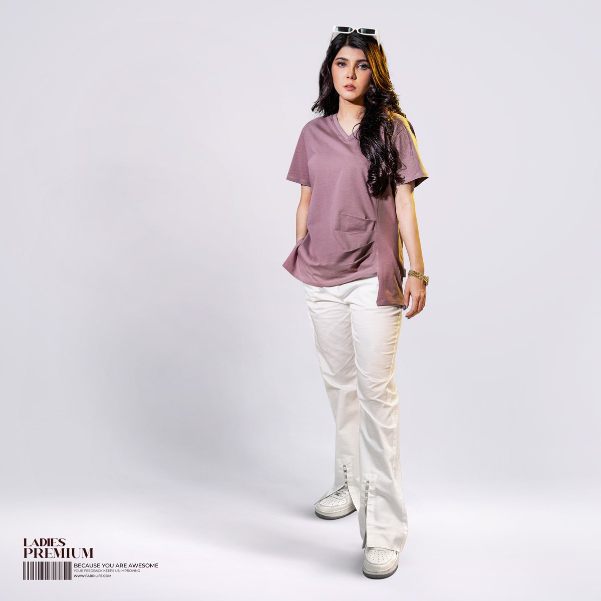 10 Women Premium Tee - Mauvette - Image 1