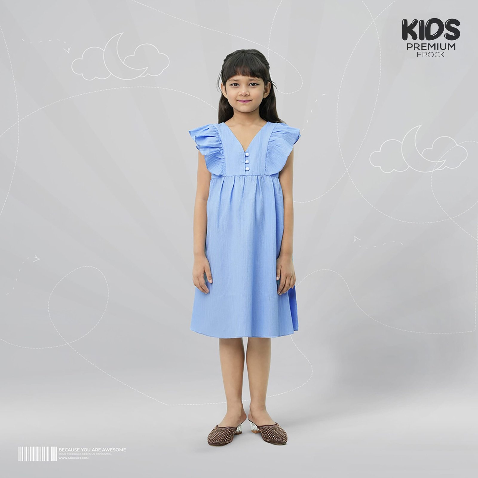 14 Girl Premium Frock - Pixie - Image 1